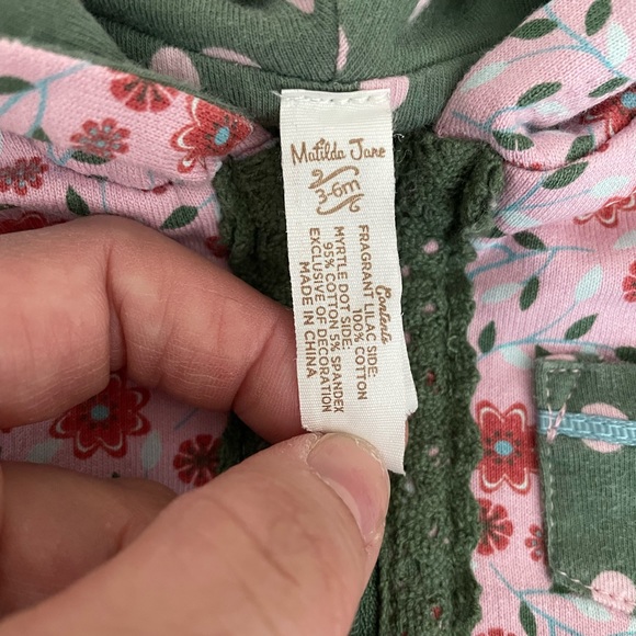 Matilda Jane Wilderness Explorer Jacket 3-6 MO Reversible - Picture 6 of 9